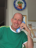 Uddipan on the phone